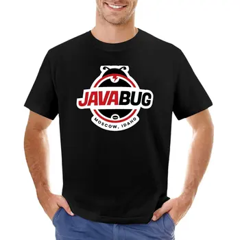 Java Chybu Kávy Moskva Idaho T-Shirt roztomilý oblečenie tričko pre chlapca, nadrozmerné t košele, čierne tričko pánske vintage t košele Obrázok