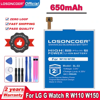 LOSONCOER 650mAh BL-S3 BLS3 BL S3 Batérie Pre LG G Sledovať R W110 W150 Batérie+Sledovacie Číslo Obrázok