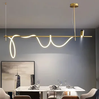 Moderné domova led svetlá prívesok svetlo lampy pre obývacia izba Lustre pre jedáleň, závesné svetlo, vnútorné osvetlenie Obrázok
