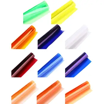 Vedúci Svetlo Fáze Osvetlenie, Video Svetlo 40*50 cm Ryšavka Farbu Svetla Filtračný Papier Gély Filter Film Filtračný Papier Obrázok