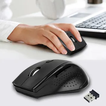 2,4 Ghz Bezdrôtová Myš pre Hráčov pre Počítač PC Gaming Mouse S USB Prijímač Notebook Príslušenstvo pre systém Windows Win 7/2000/XP/Vista/98 Obrázok
