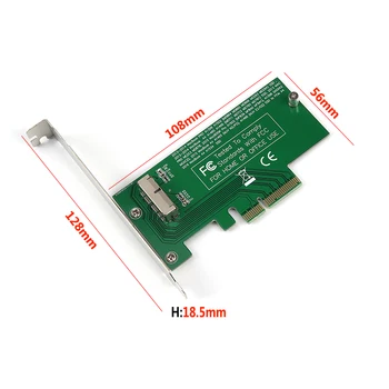 PCI-Express PCIE PCI-E 4X Karty Adaptéra SSD Converter Karty pre Apple 2015 2014 2013 MacBook Air A1465 Mac Pro MD878 ME253 SSD Obrázok