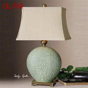 ULANI Nordic Keramická stolná Lampa Dizajn, Moderné LED Jednoduché Kreatívne Svetlo Luxusný písací Stôl Osvetlenie pre Domácnosti Obývacia Spálňa Posteli Obrázok