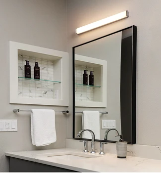 Moderné LED Nástenné Svietidlo 450mm AC90-260V Nepremokavé Kúpeľňa Svetlo na Stenu Použiť Nástenné Svietidlo Bielej Obrázok