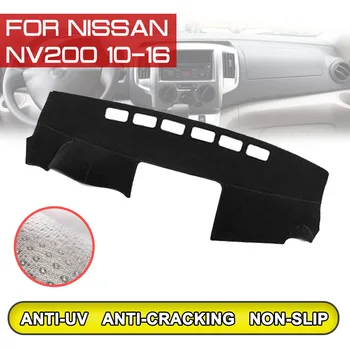 Auto Tabuli Mat pre Nissan NV200 2010 2011 2012 2013 2014 2015 2016 Anti-špinavé Non-slip Dash Kryt Mat UV Ochranu, Tieň Obrázok