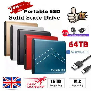 Originálne vysokorýchlostný 1 TB diskom SSD 2TB Prenosné Externé ssd Pevný Disk USB3.1 500GB Rozhranie Mobile Pevný Disk pre Prenosné Obrázok