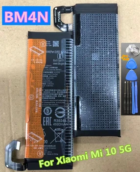 Runboss 100% Originálne Batérie BM4M Pre Xiao Mi 10 Pro 5G BM4N Pre Xiao Mi10 5G Skutočný Mobilný Telefón Bateria Batérie Obrázok