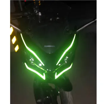Motocykel Reflexné Pohode Kapotáže Pruhy Odtlačkový Nálepky NINJA400 H2 H2SX Moto Svetlometu Obtlačky Tvorivé Ninja H2SX Príslušenstvo Obrázok