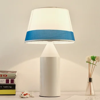 sklenený kryt tabuľka smart posteľ luminaria nuvem crystal nočný stolík lampa čínsky porcelán, lampy keramické nočné lampy Obrázok