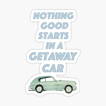 Getaway Car 5 KS Auto Nálepky na Notebook Cartoon Dekor Obývacia Izba Pozadí Steny Auto Zábavné Batožiny Roztomilý Dekorácie Obrázok