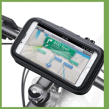 Motocykel Telefón Držiak Pre Samsung Galaxy S8 S9 S10 Pre iPhone X 8Plus Podporu Mobile Bicykel držiak na Stojan Vodotesný Pre Moto Taška Obrázok