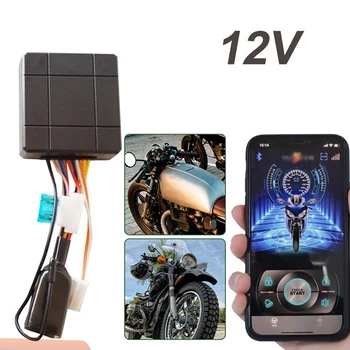 12V Motocyklový Alarm, Diaľkový Štart Keyless Systém Kontroly 433.92 MHz Diaľkové Ovládanie Motocykla Anti-Bezpečnostný Alarm Systém Obrázok