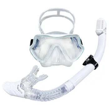 Anti-fog Plávanie Zariadenia Pre Krištáľovo čistú Plávanie Skúsenosti Jednoduché Použitie Potápanie Zrkadlo Dýchacie Trubice Nastaviť Prenosné Obrázok